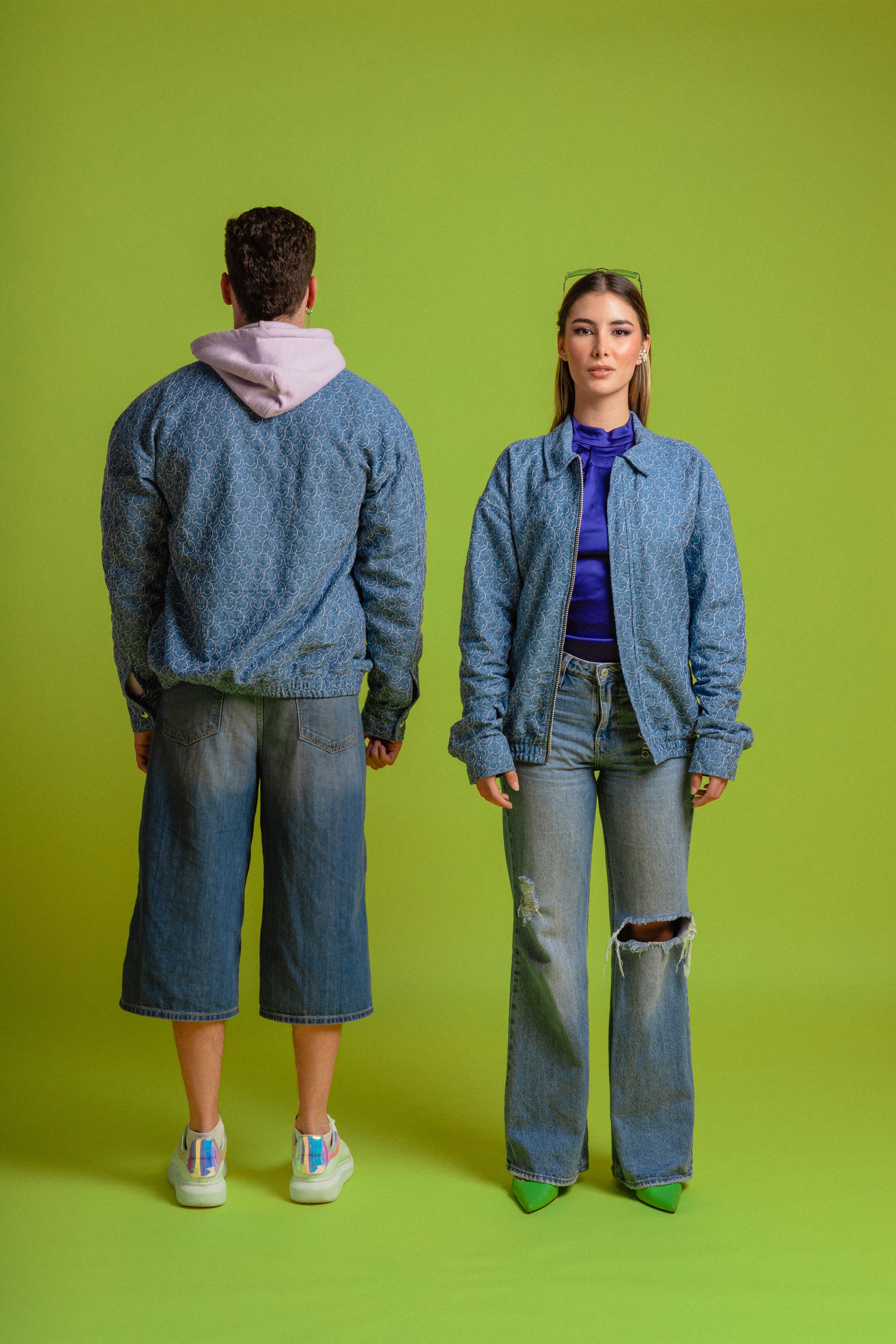 Smiley Bomber Jacket