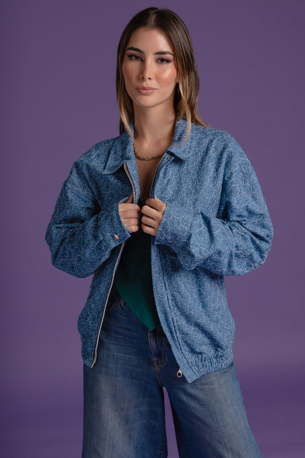 Smiley Bomber Jacket